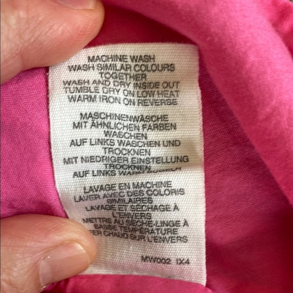 Turquoise with pink/white polka dots, Mini Boden lightweight corduroy skirt, 5-6 - Picture 6 of 12